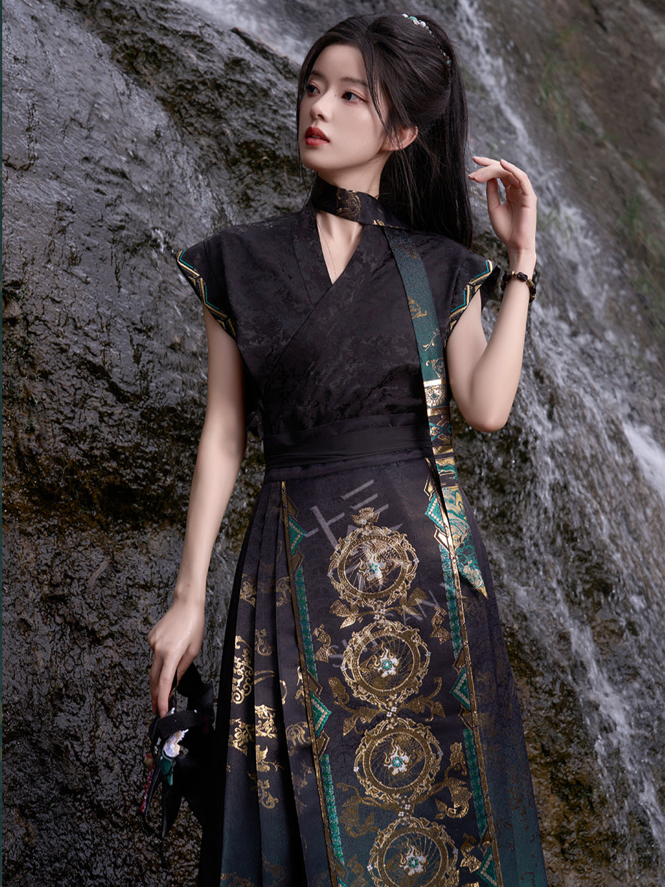 &quot;秦岭神树-盗墓笔记联名&quot; New Chinese Hanfu Set