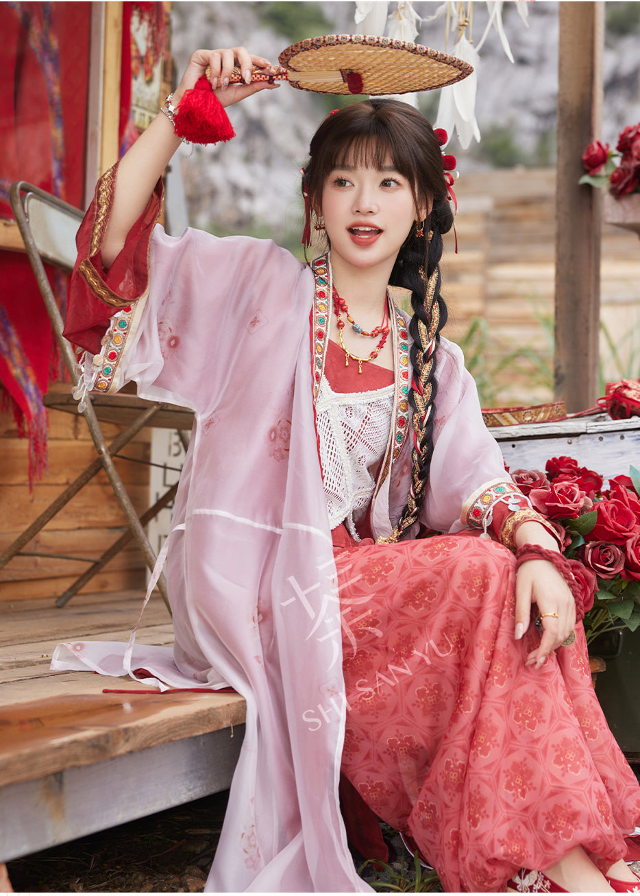 &quot;逍遥弦歌&quot; Modern-style Hanfu Set