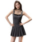 Suit-Style Lace Pleated Mini Dress - CHINASQUAD