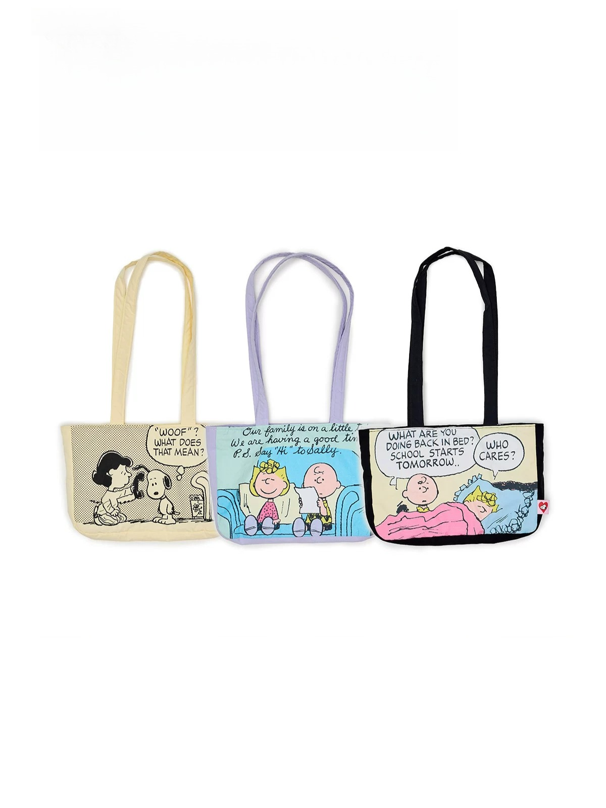 Snoopy Graphic Quilted Shoulder Bag