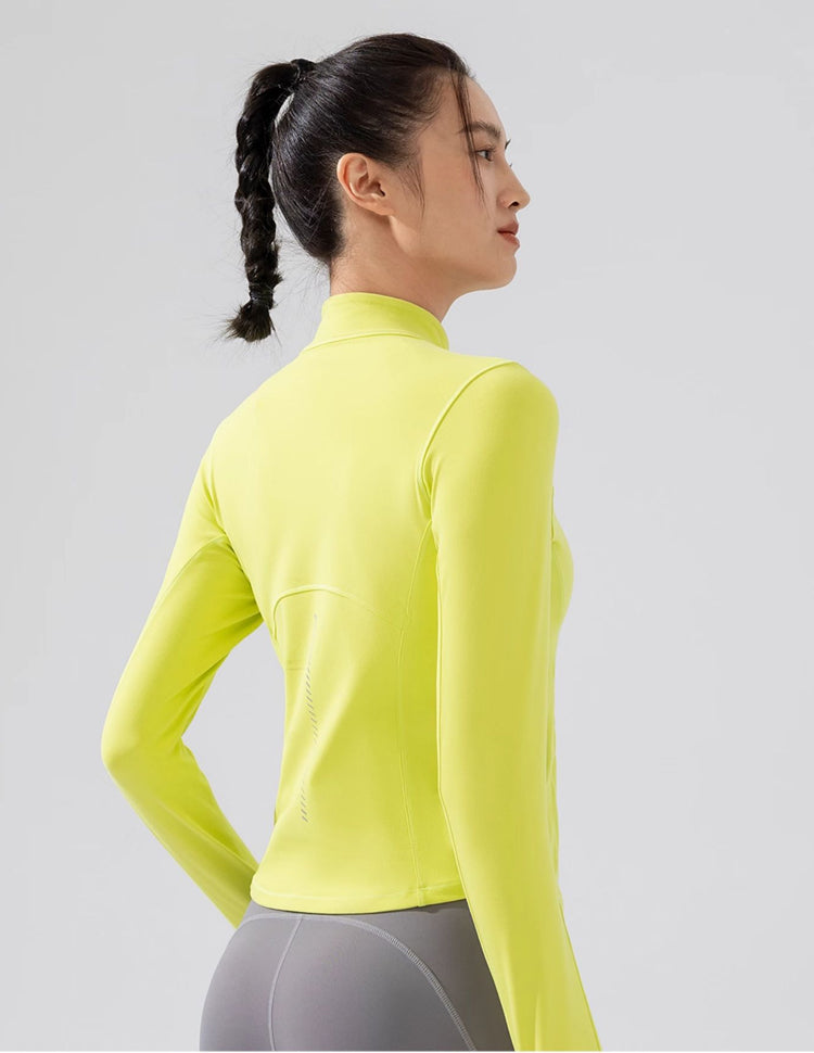 Half-zip High-neck Quick-dry Yoga Jacket