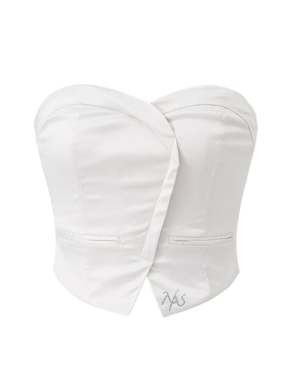 One-Strap Slim Fit Bustier Cami