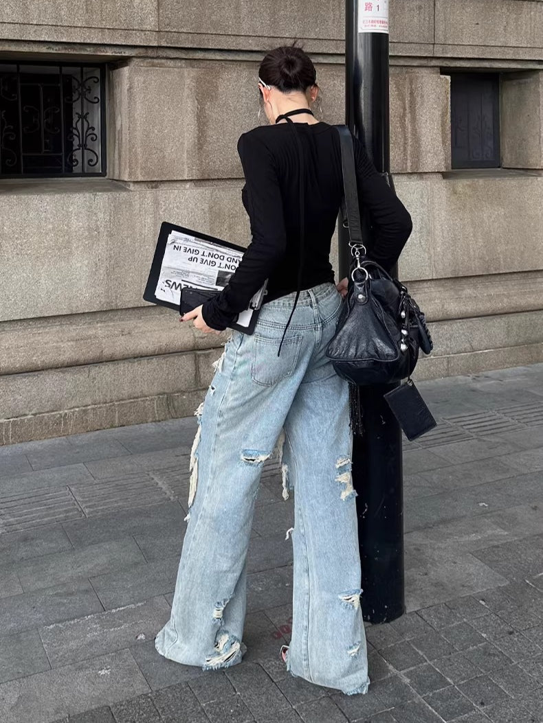 Wool Neck-Wrap Base Layer Cardigan