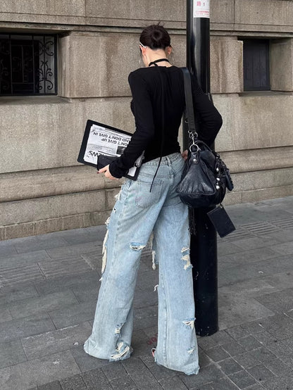 Wool Neck-Wrap Base Layer Cardigan