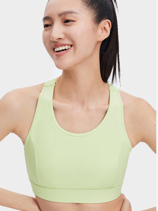 Double-Layer Crossback Shockproof Fitness Bra