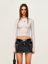 Large Pocket Mid to High Rise Hip Hugging Midi Skirt - CHINASQUAD