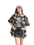 Pearl-Trimmed Polo-Neck Checkered Shirt - CHINASQUAD