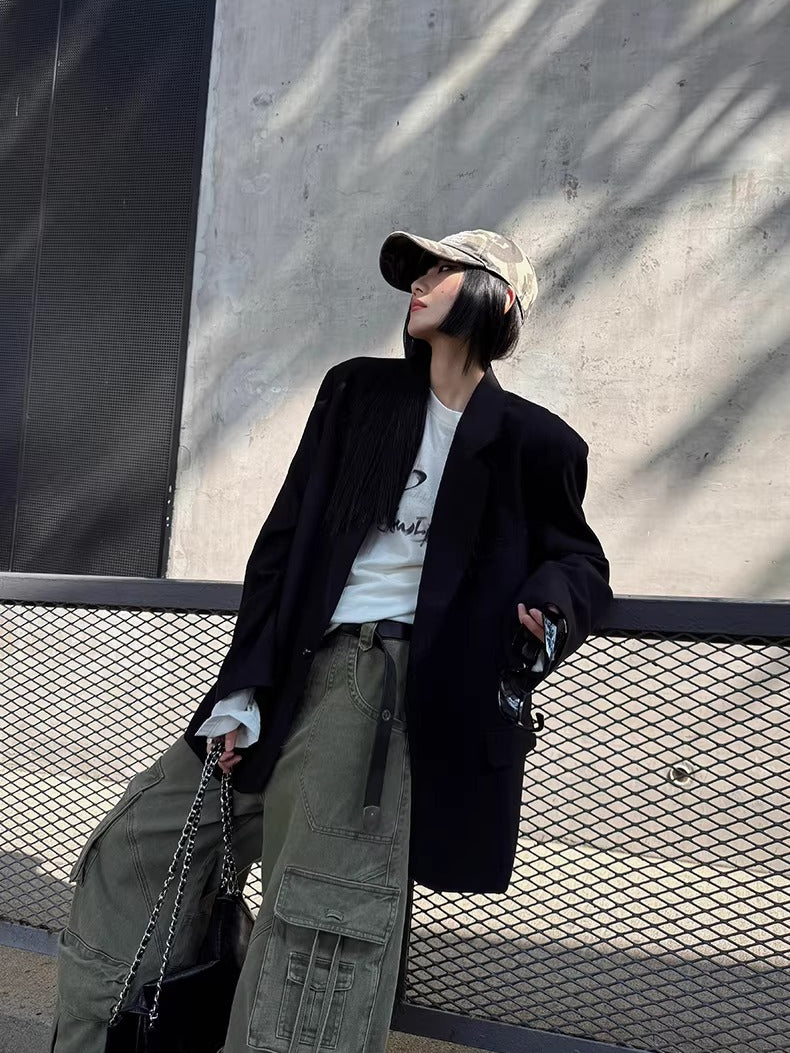 Logo Eyelet Genuine Leather Belt