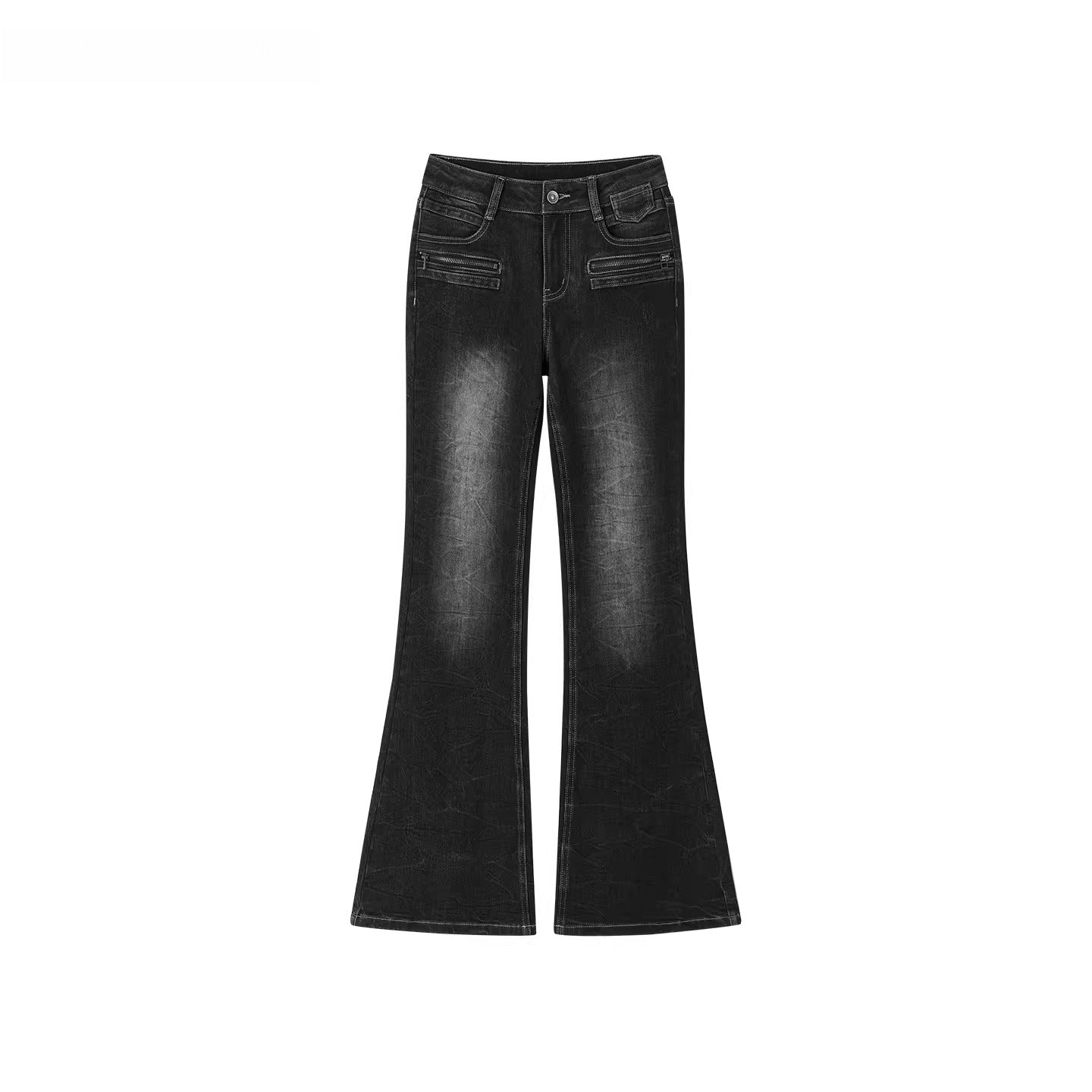 Vintage Slim-Fit Flared Denim Jeans