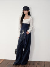 Navy Color-Blocking Shirt & Pants Set - CHINASQUAD