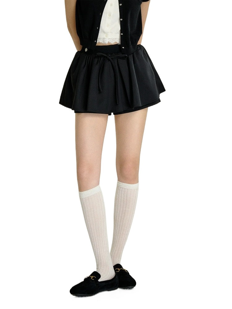 3D Puffed Mini Skirt Shorts