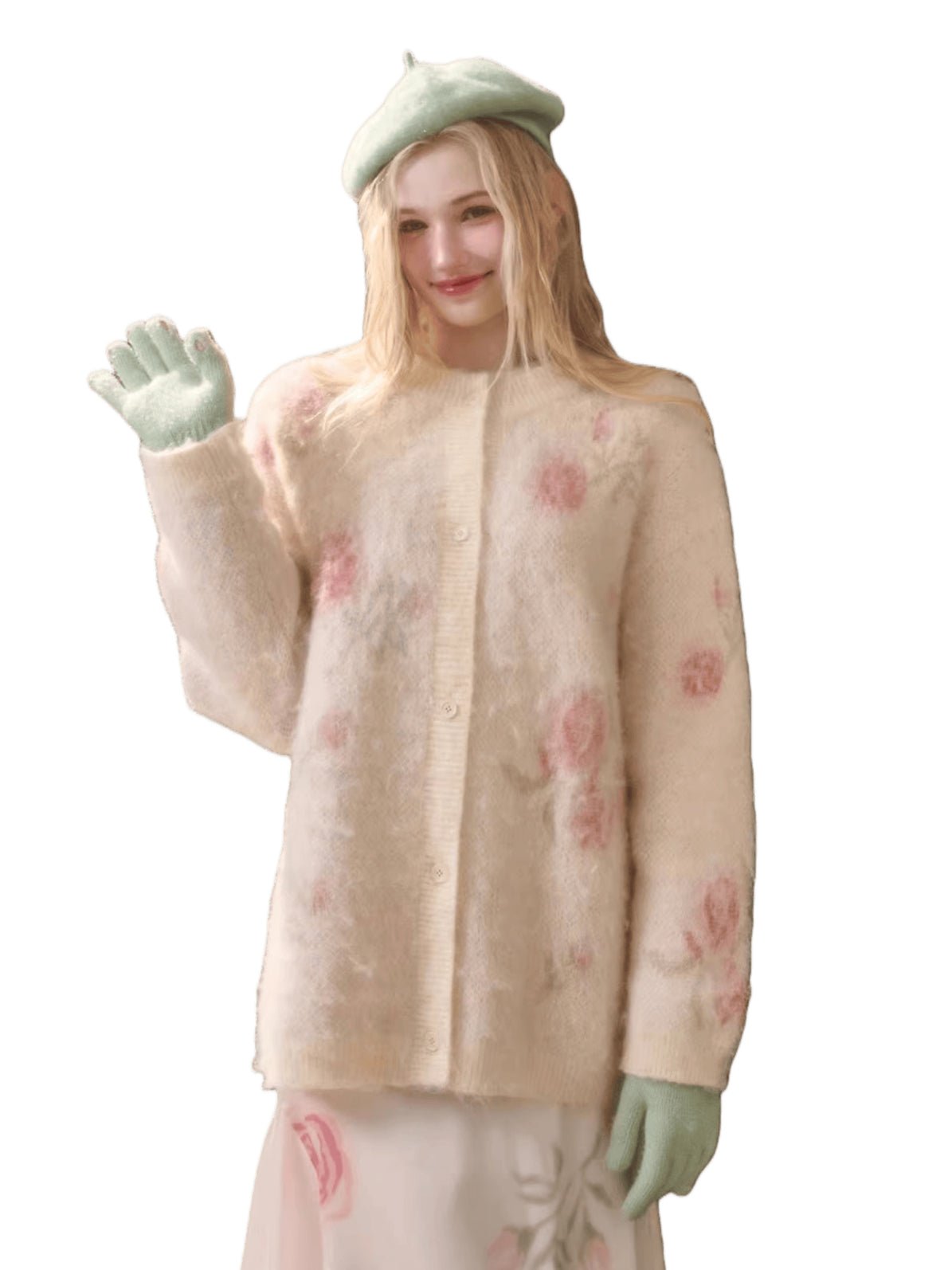 Merino Wool-Blend Knit Jacket