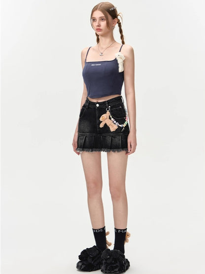 Essential Ribbed Knit Tank Veat