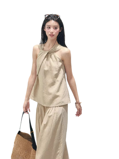 Soft Khaki Relaxed Set