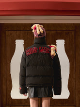 Coca-cola Denim Patchwork Down Jacket - CHINASQUAD