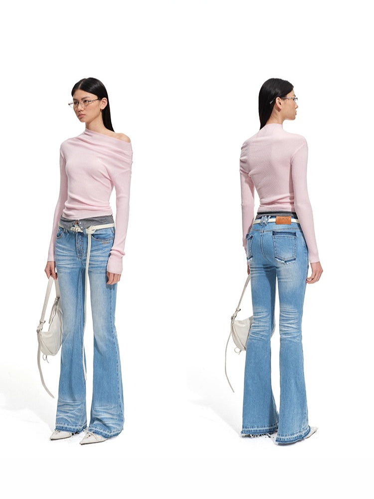 Neva Wool-Blend Knit Crewneck