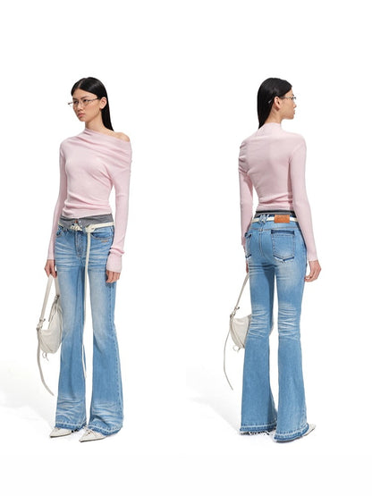 Neva Wool-Blend Knit Crewneck