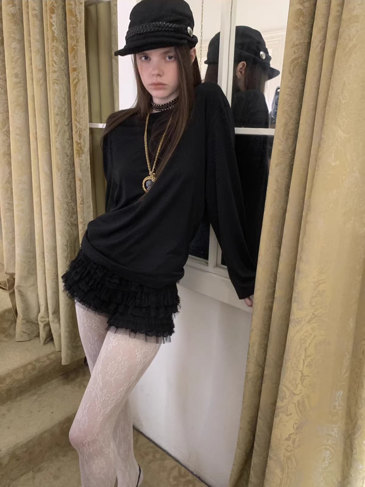 Two-Way Layered Long Sleeve Base Layer