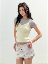 Printed Fake Two-Piece Pencil Skirt Pants - CHINASQUAD