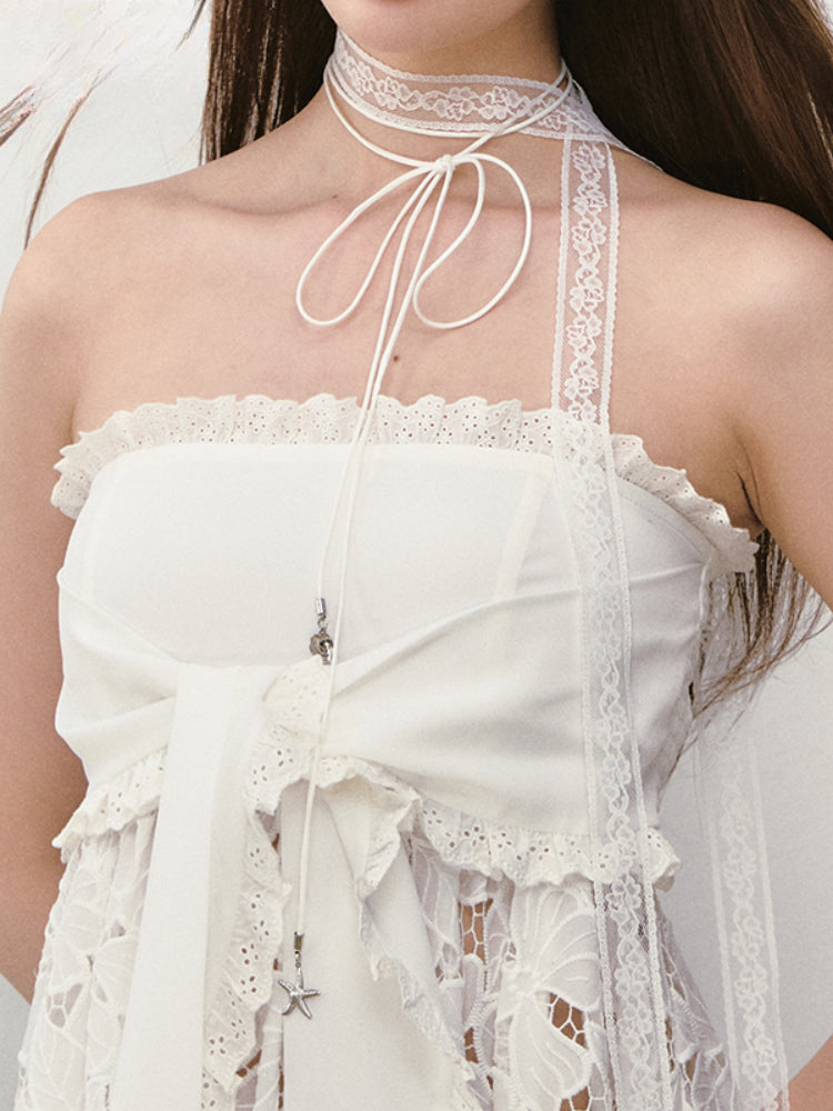 Starfish Series Lace String Necklace - CHINASQUAD
