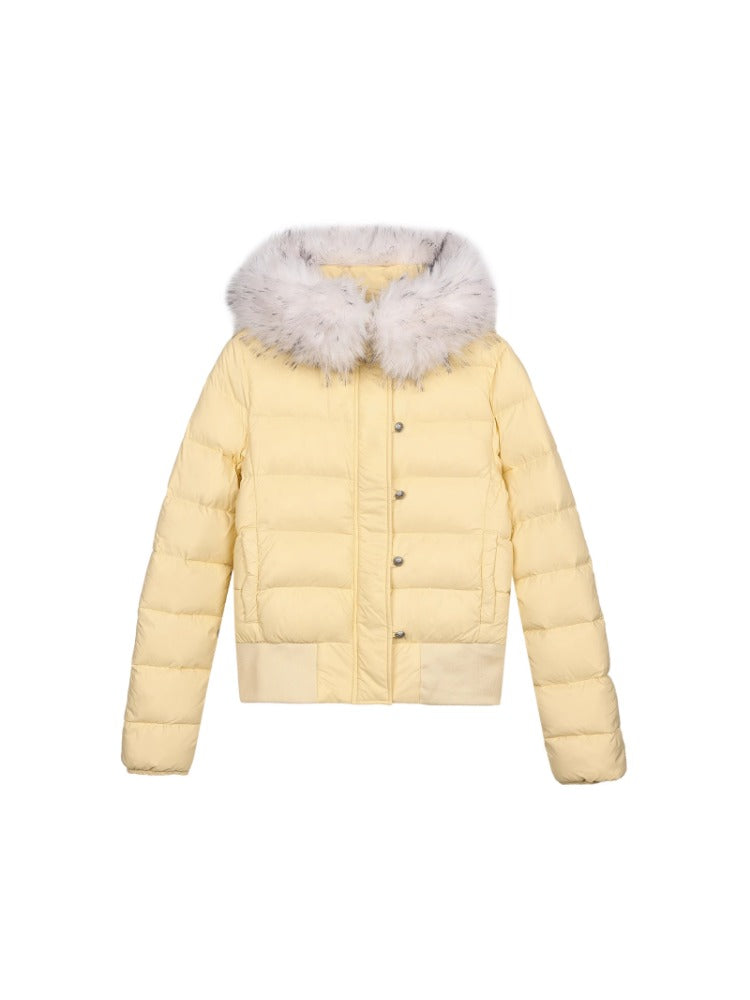 Short Hooded Down Jacket