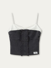 Miu-Style Lace Trimmed Tank Top & Skirt Set - CHINASQUAD