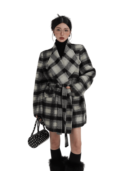 Double-Faced Wool Mid-Length Coat