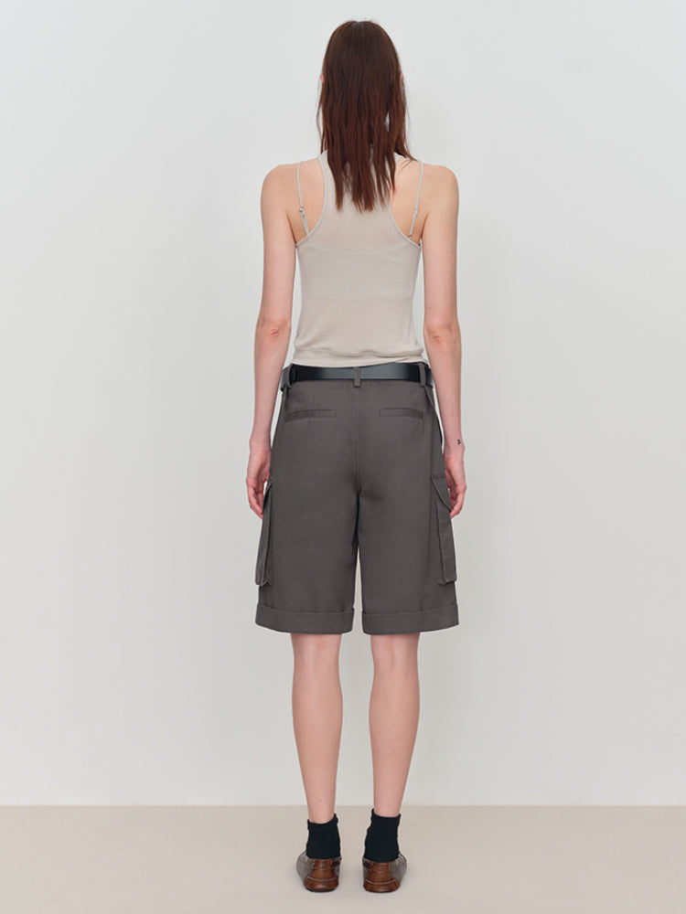 Cargo Pocket Low-Rise Shorts - CHINASQUAD