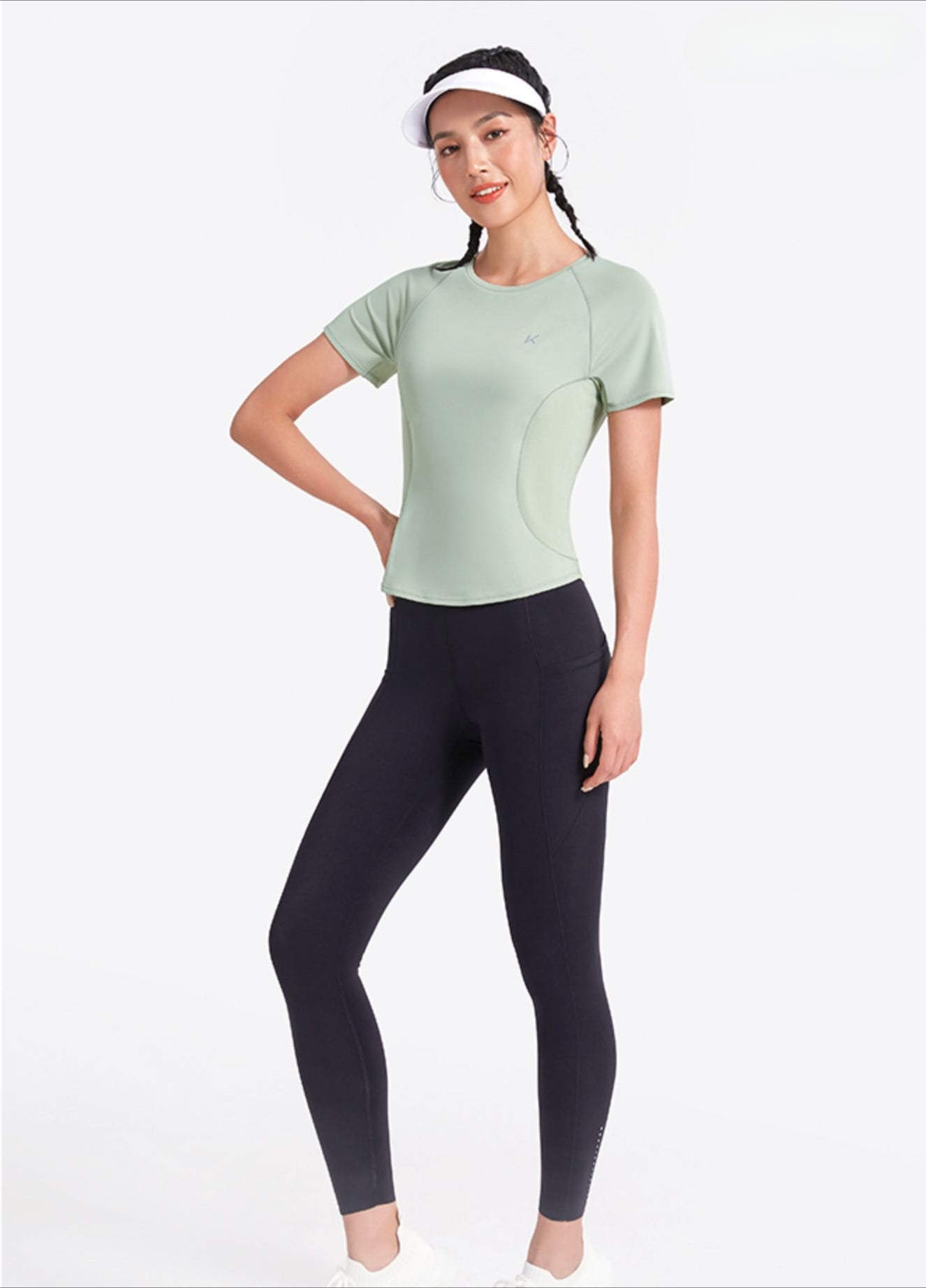 Moisture-wicking Breathable Loose-fit Running Yoga T-shirt