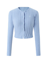 Crew-neck Long-sleeve Knitted Cardigan Coat - CHINASQUAD