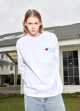 Winged Heart Long Sleeve Loose Fit T-Shirt - CHINASQUAD