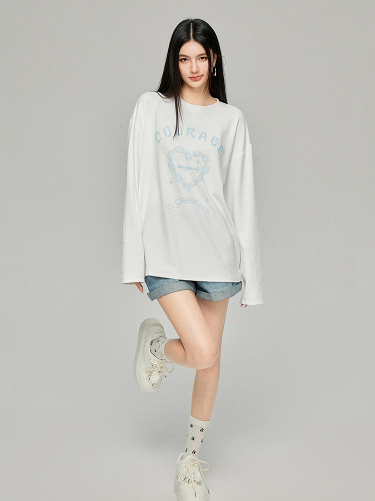 Chain Letter Long Sleeve T-shirt