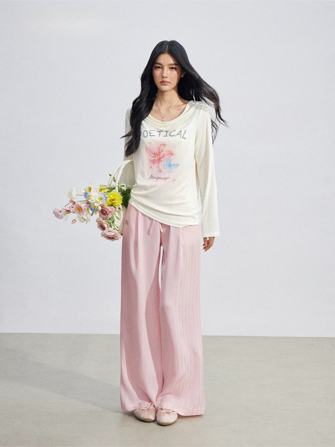 Cooling Touch Wide-Leg Lounge Pants