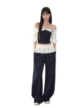 Off-Shoulder Active Blouse & Pants Set - CHINASQUAD