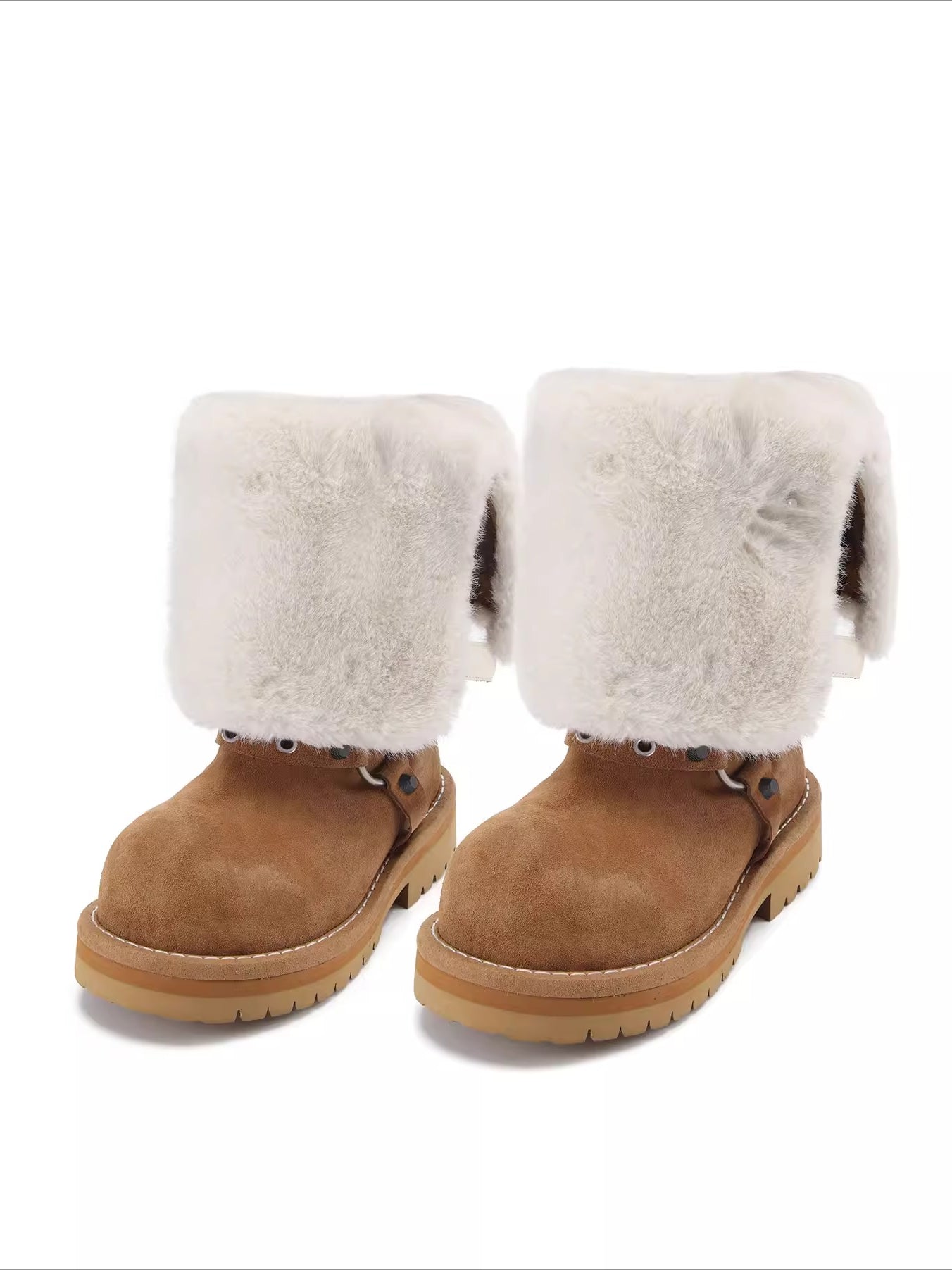 Convertible Fold-Over Knight Boots