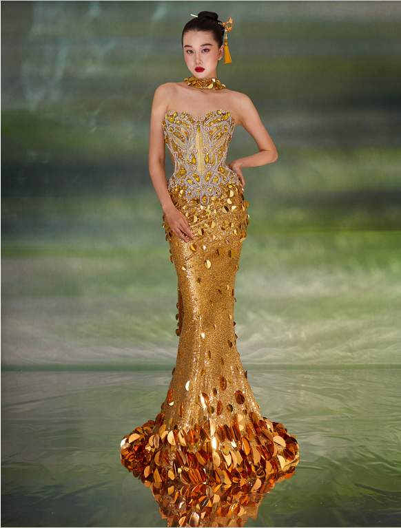 Golden Mirage Gown