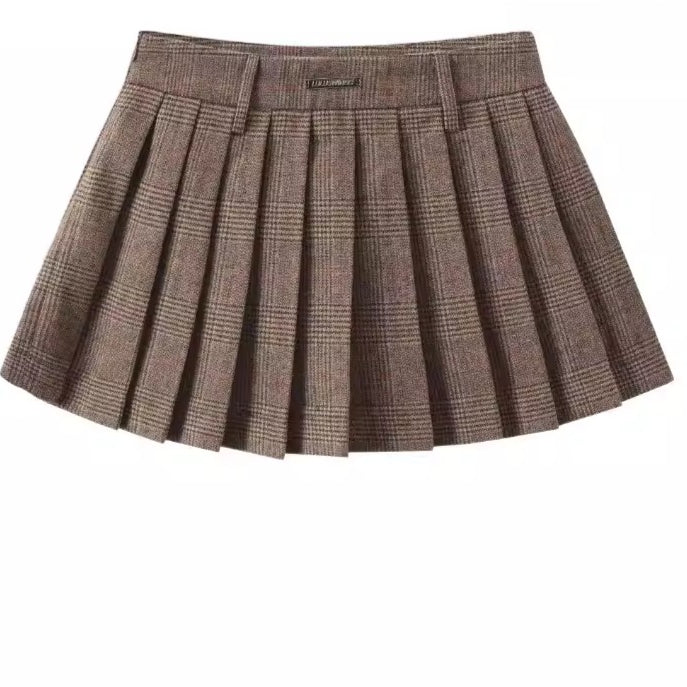 Vintage Collegiate Wool Jacket &amp; Mini Skirt Set