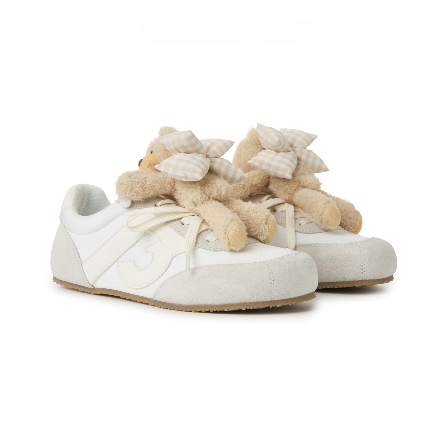 Bear Plush Casual Sneakers