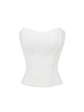 Jacquard Fishbone Strapless Sexy Swimsuit - CHINASQUAD