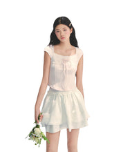 Lace Trim Short Sleeve T-shirt - CHINASQUAD