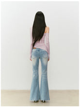 Shimmer Asymmetric Shoulder Irregular T-shirt - CHINASQUAD