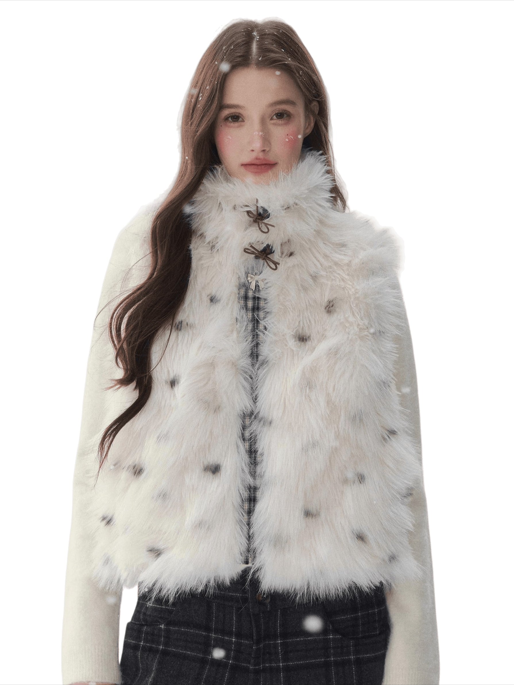 Reversible Fashion Faux Fur Jacket