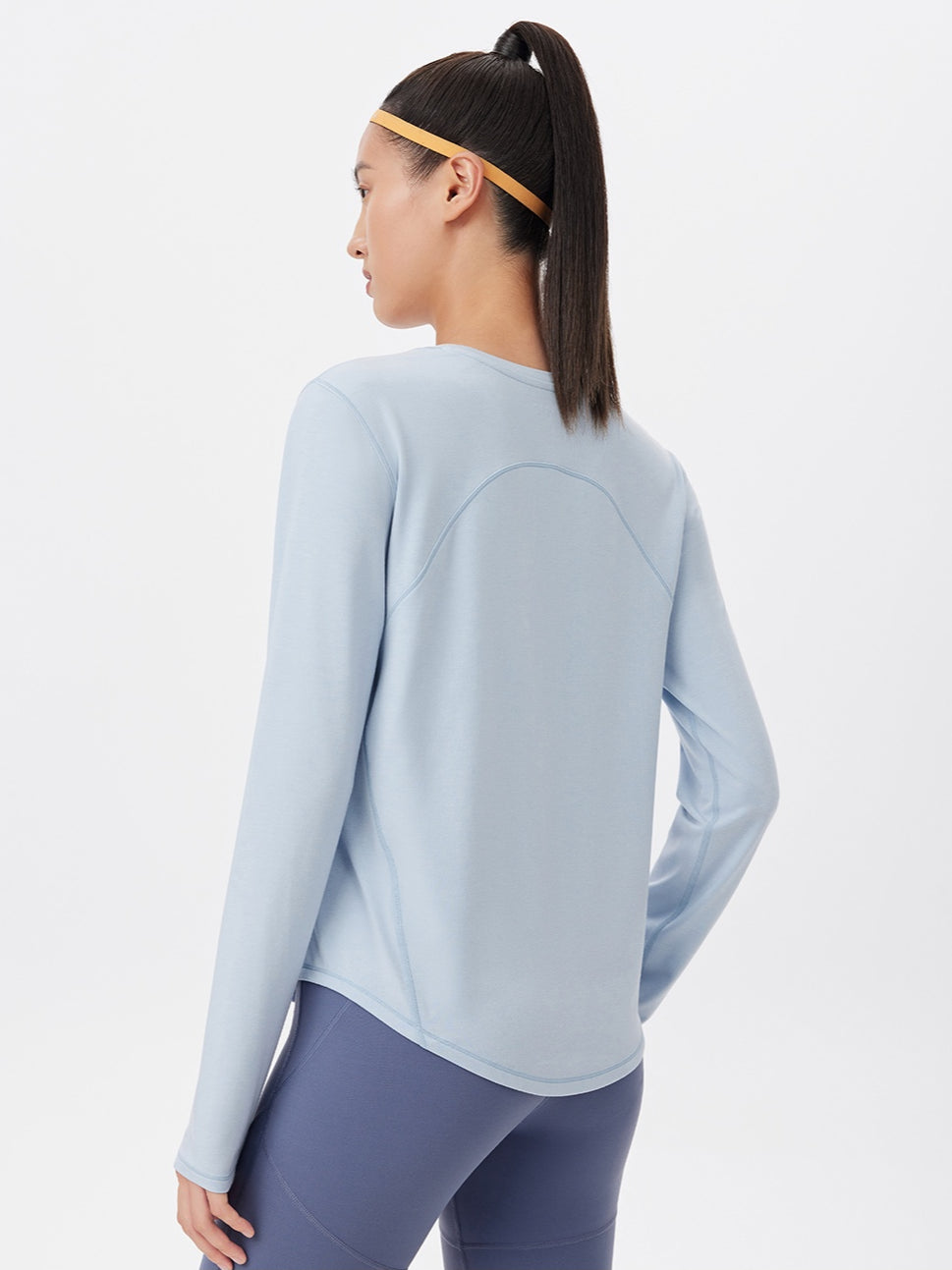 Round-neck Long-sleeve Pilates Training Top