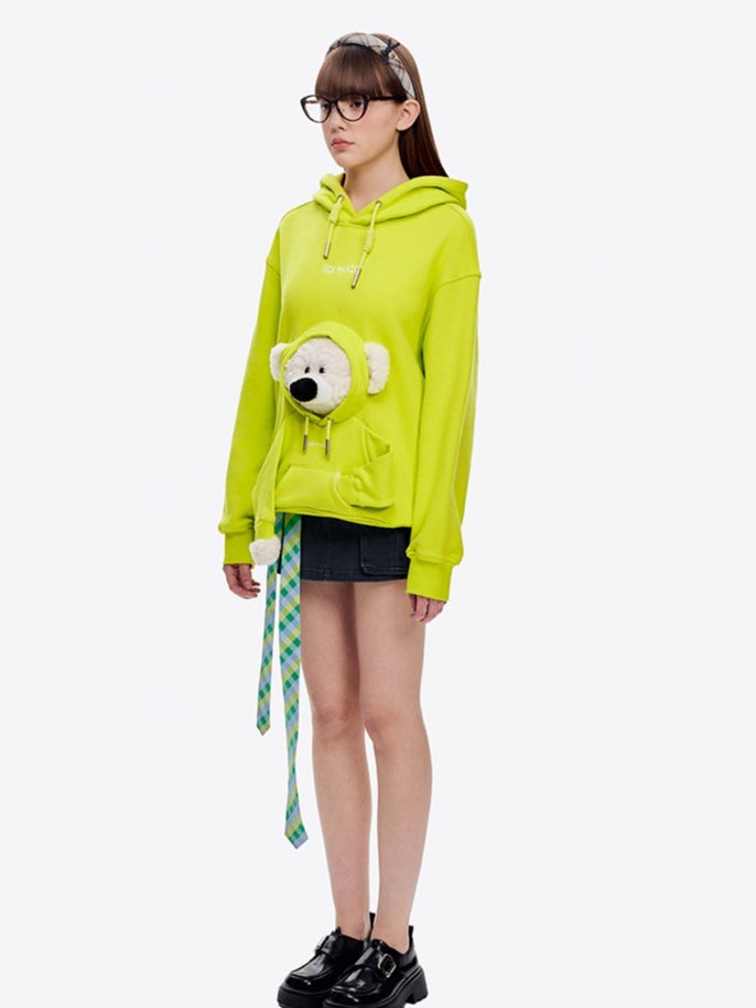 Teddy Pocket Hoodie