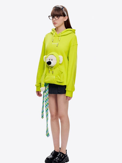 Teddy Pocket Hoodie