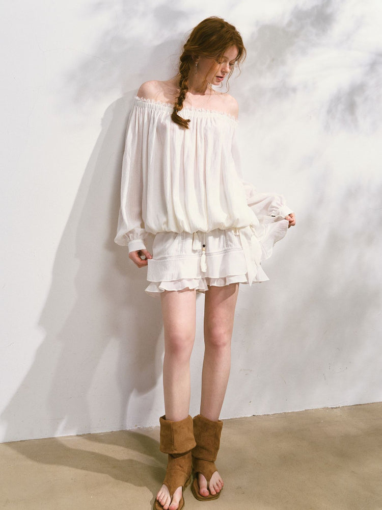 Cool and Relaxing Sun-protection Cover-up &amp; Skort Set