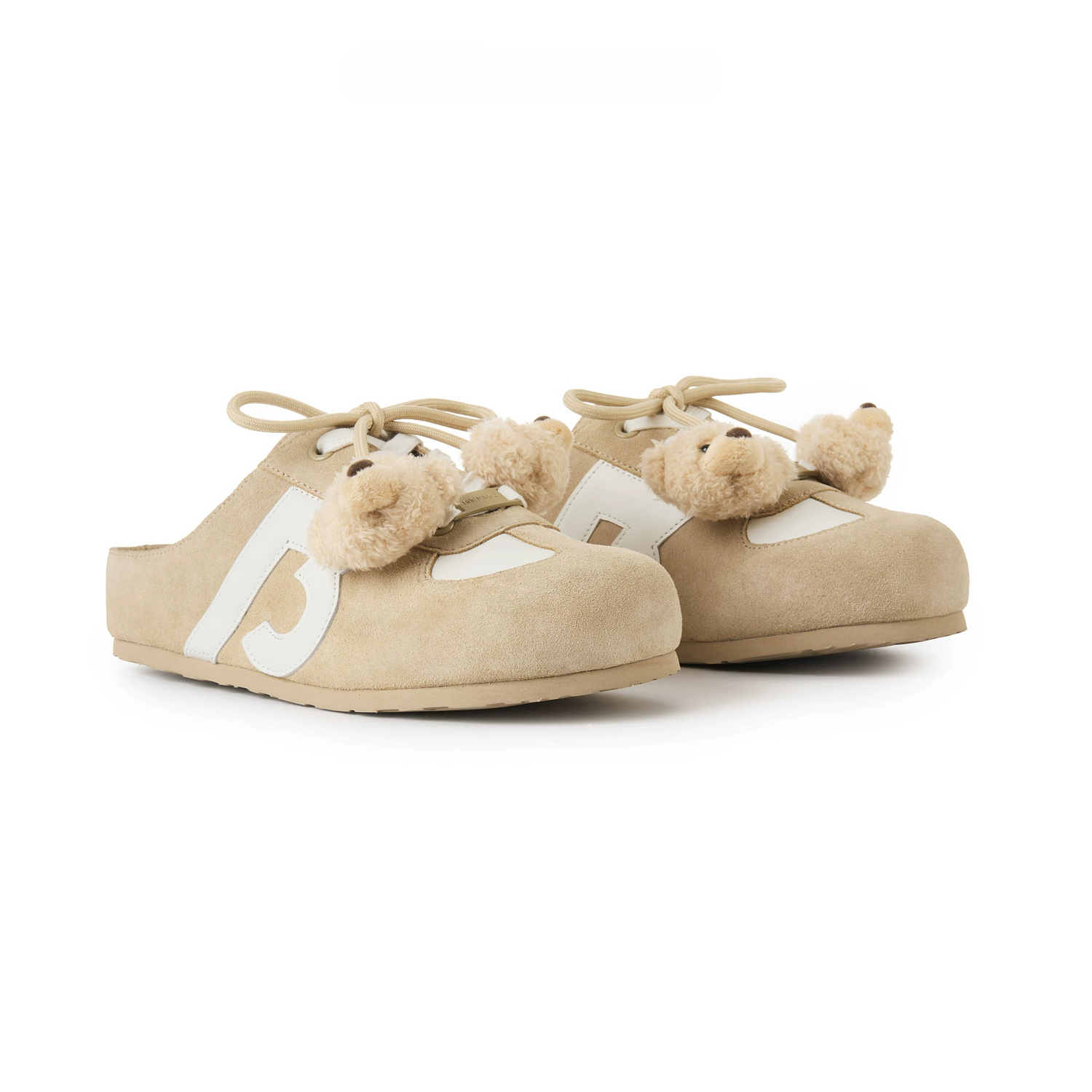 13DE MARZO Plush Bear Elevated Mule Sneakers