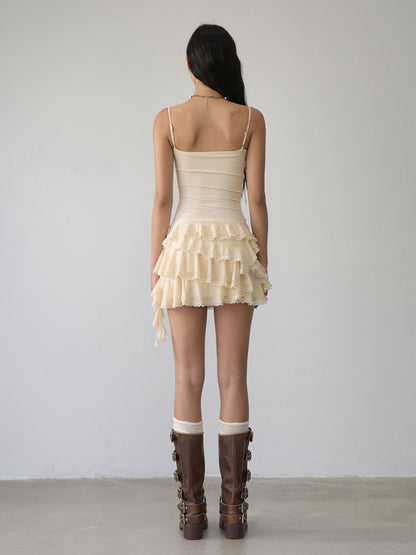 Lace Trim Camisole Dress
