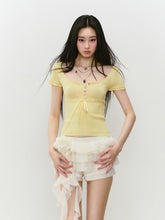 Bowknot Lyocell Knit T-shirt - CHINASQUAD