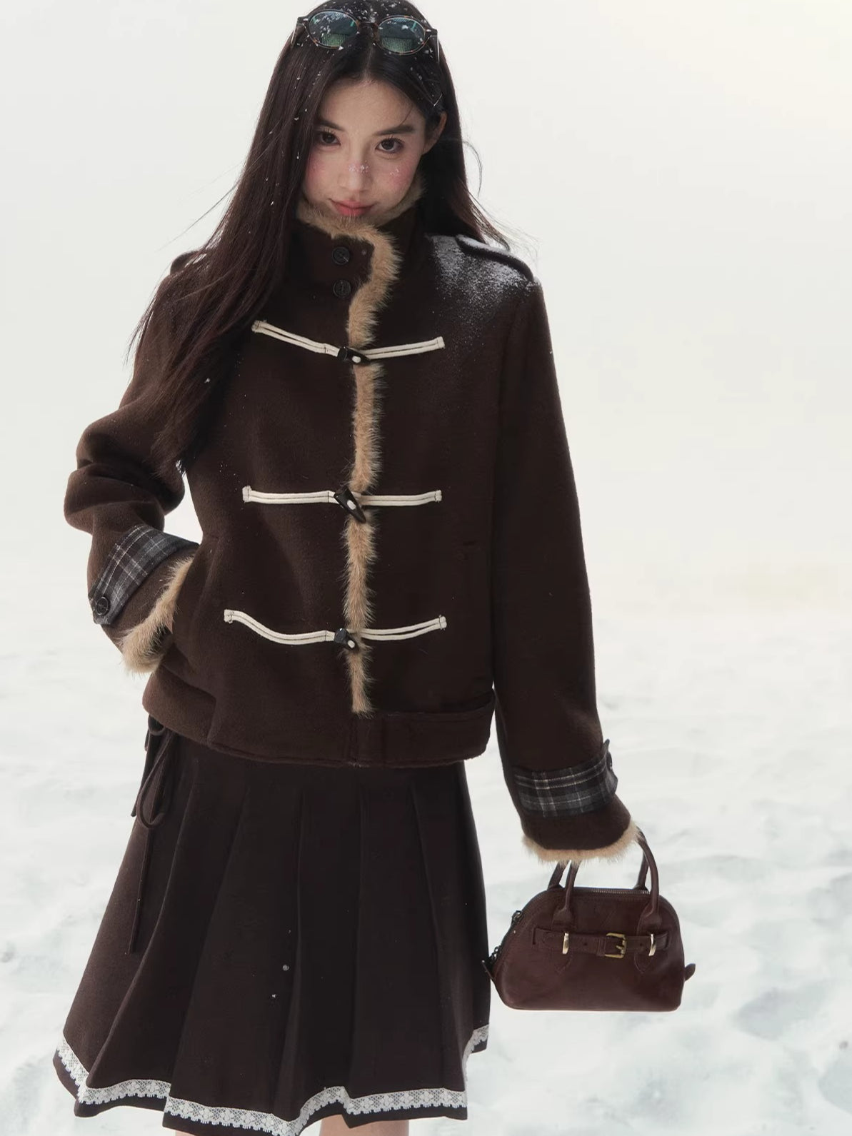 Vintage Duffle Wool-Blend Jacket